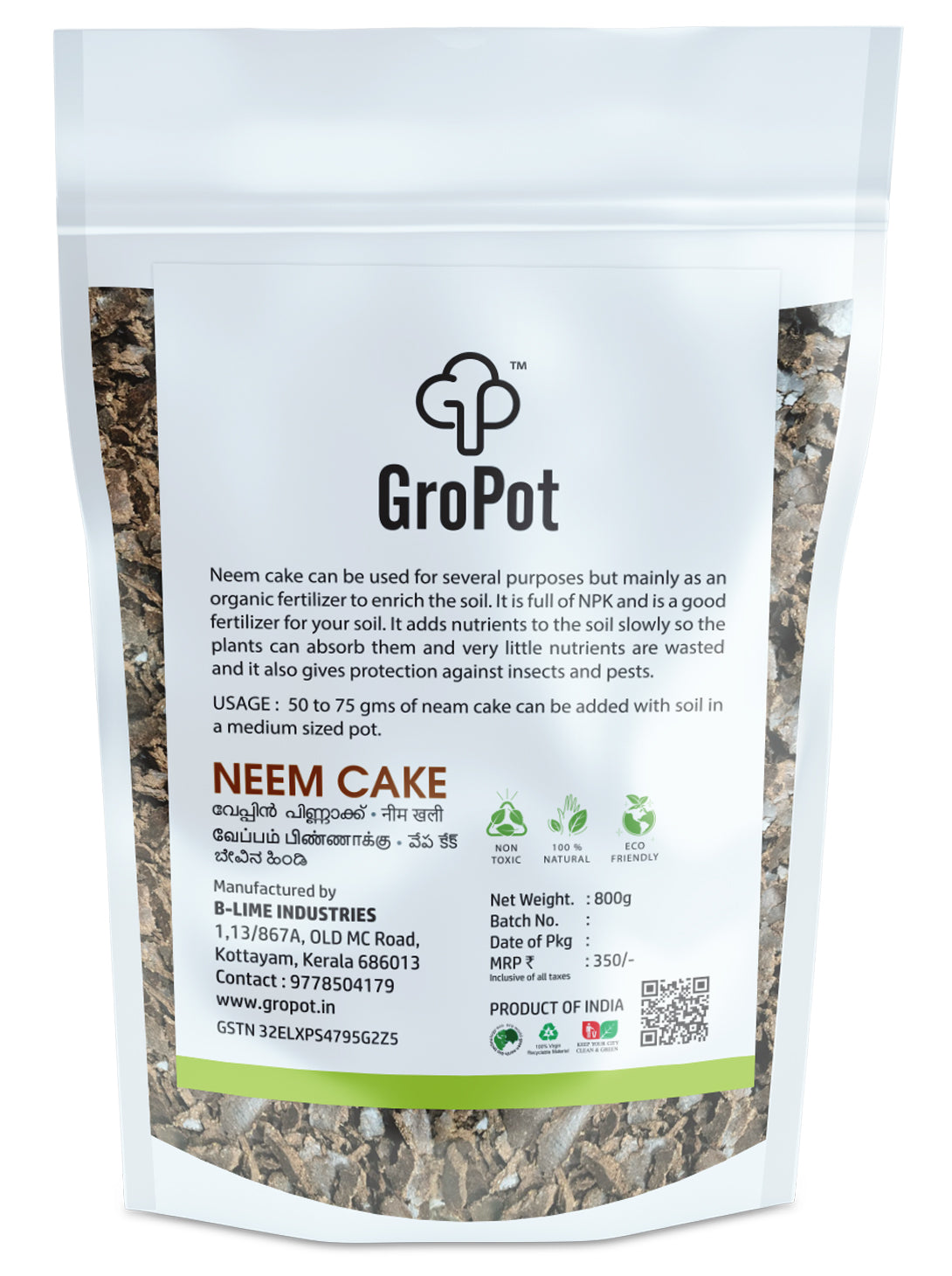 Gropot Neem Cake